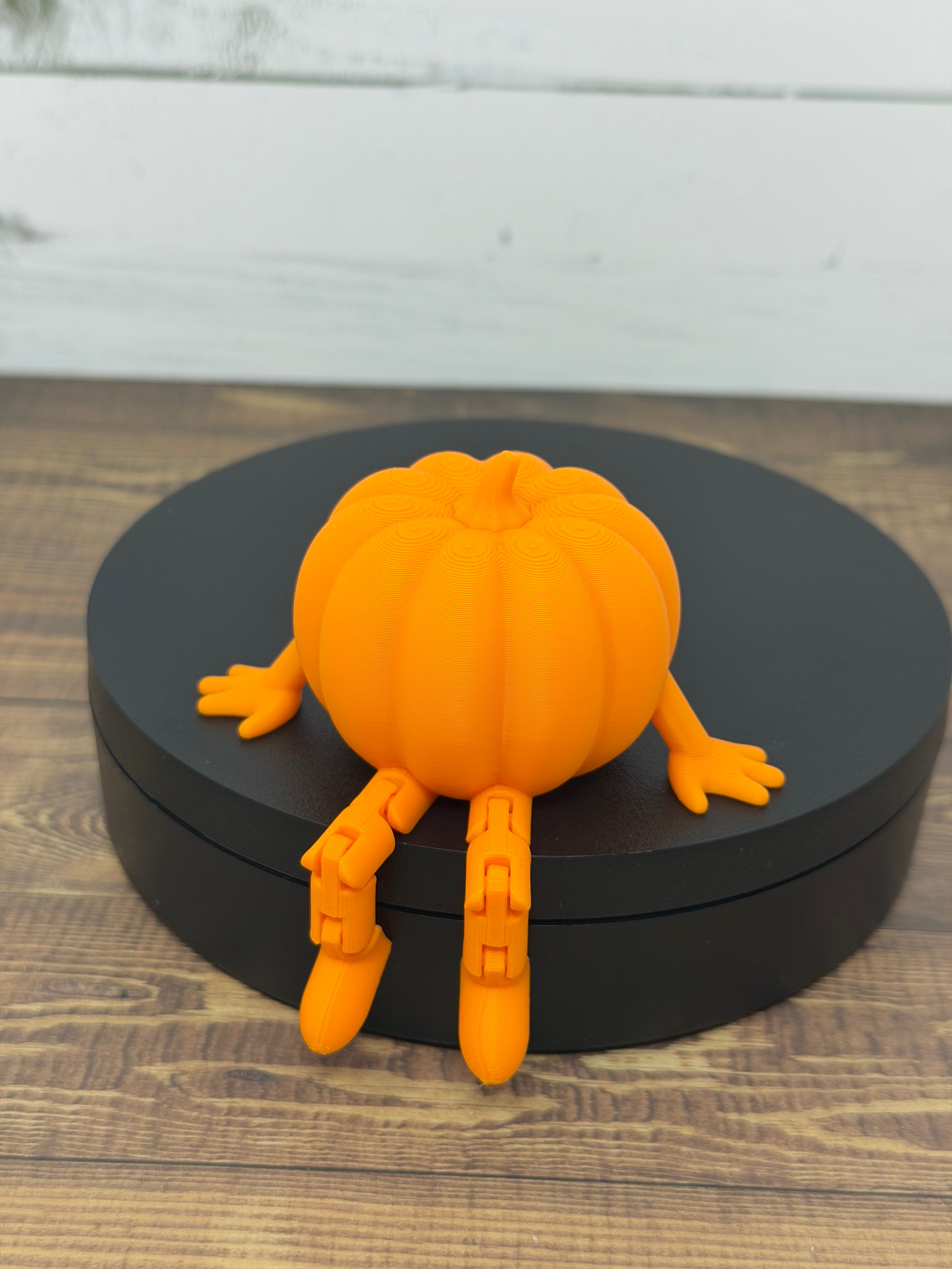 Sitting Pumpkin Decoration