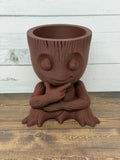 3D Printed Tree Character Planter (Rosewood Color)